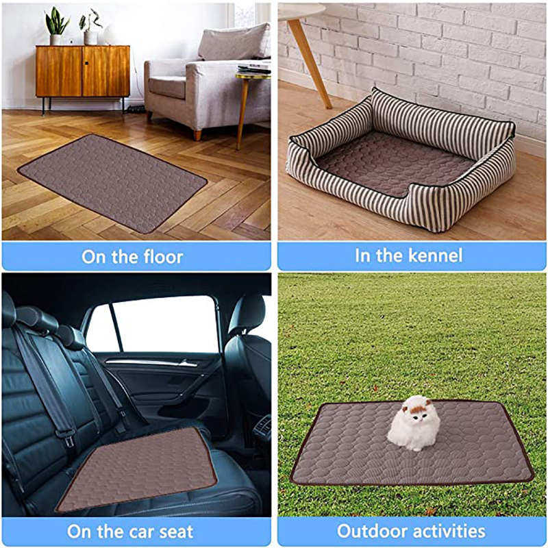 Pet Cooling Mat Summer Pad Large Mat For Dog Cat Breathable Blanket Cat Ice Pad Washable Sofa Car Pet Self Cooling Dog Sleep Mat · v2
